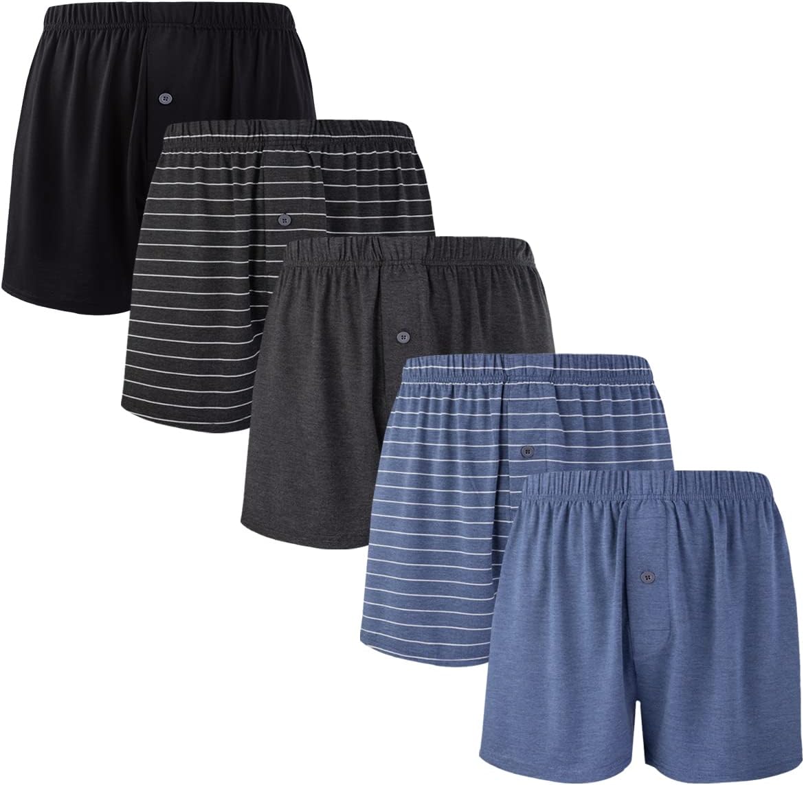 Bamboo Cool Mens Boxers Short Classic Fit Soft Casual Underwear