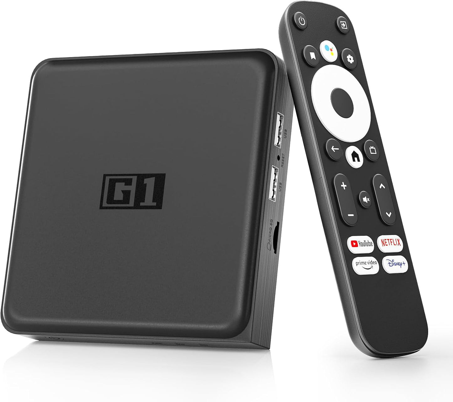 Google Certified Android TV Box - 4GB RAM, 32GB ROM, 4K Streaming, WiFi 6