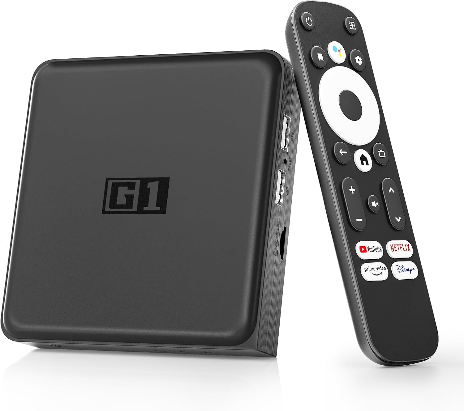 Google Certified Android TV Box - 4GB RAM, 32GB ROM, 4K Streaming, WiFi 6