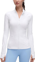 Butterluxe Hip Length Jacket for Women - Slim Fit Active Zip