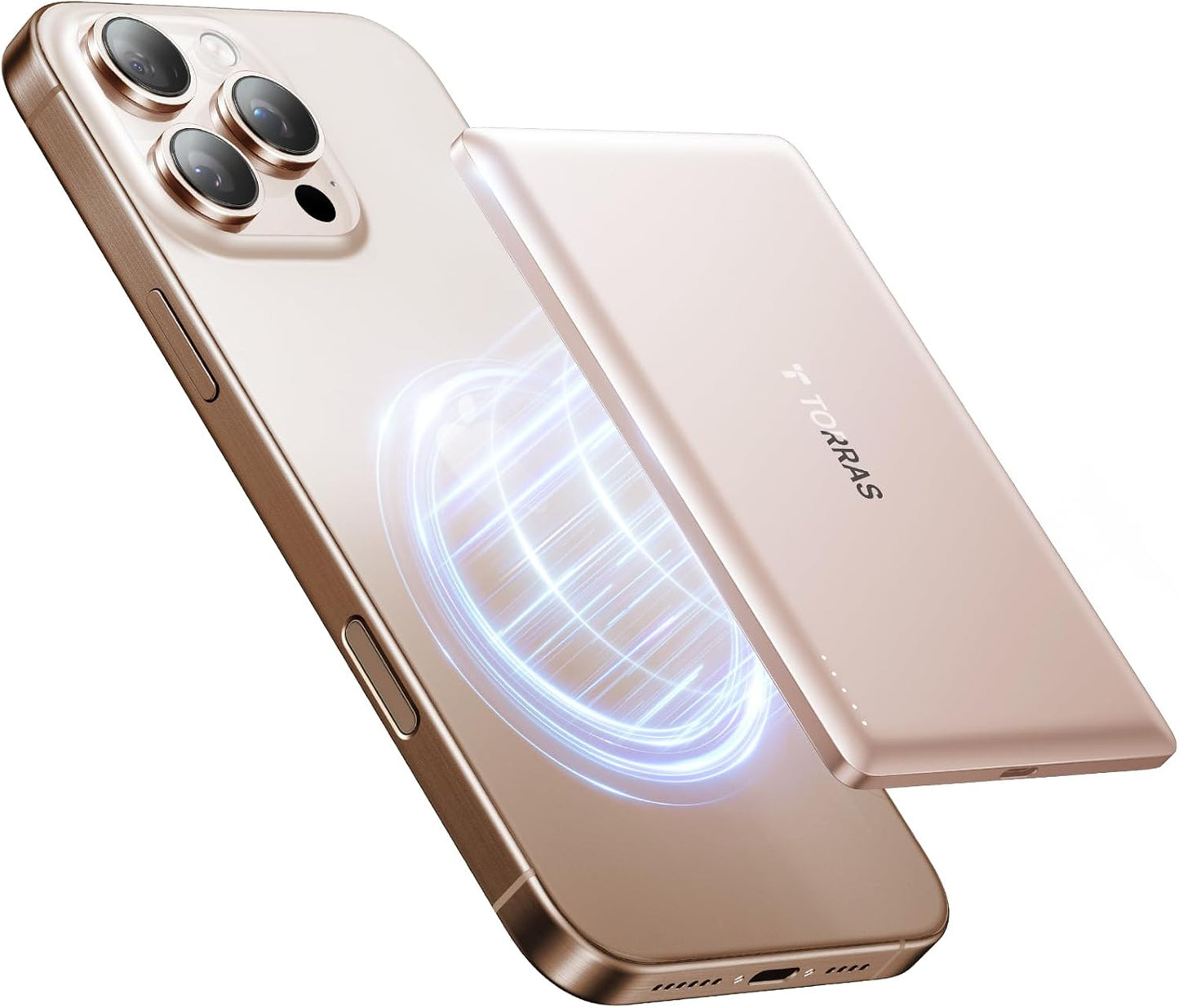 TORRAS MiniMag 5,000mAh Fast Wireless Charger
