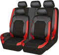 CAR PASS Universal Leather Car Seat Covers for Sporty Style