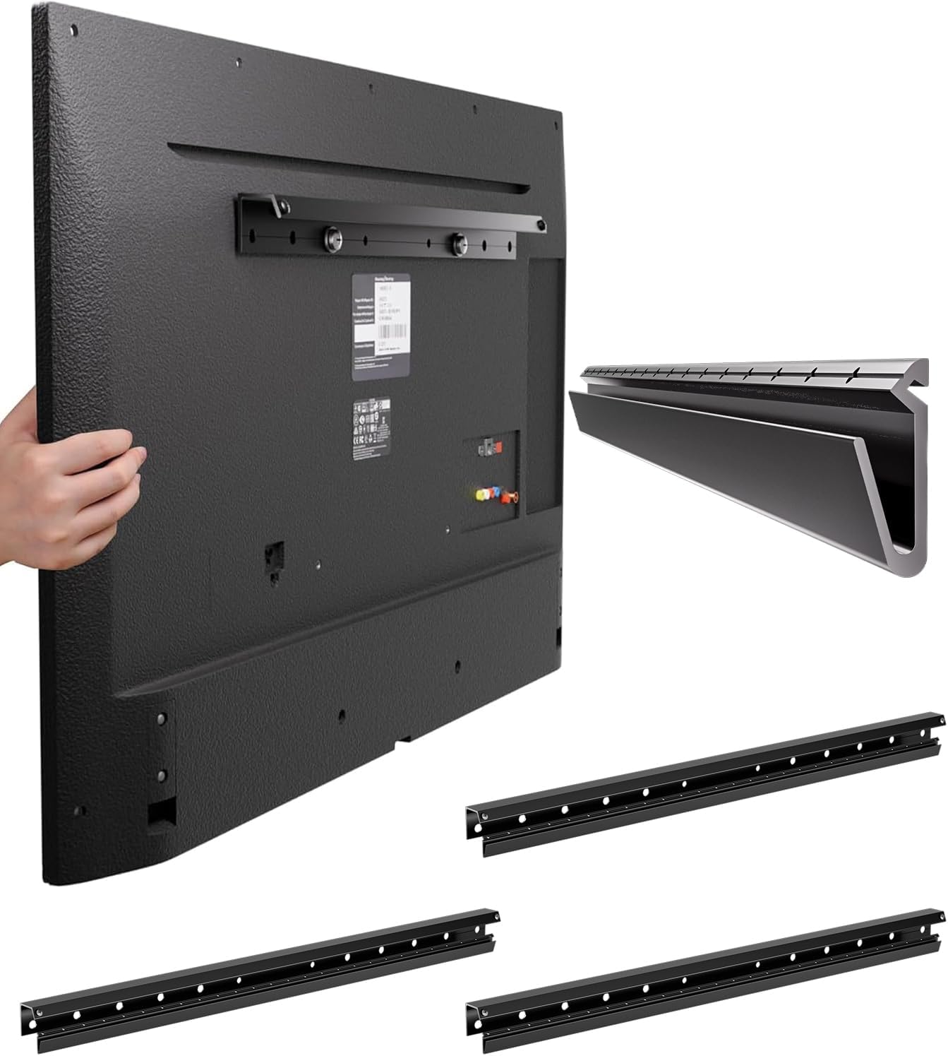 Fulifix Studless Drywall TV Mount for 32-75 Inch TVs, Easy Install