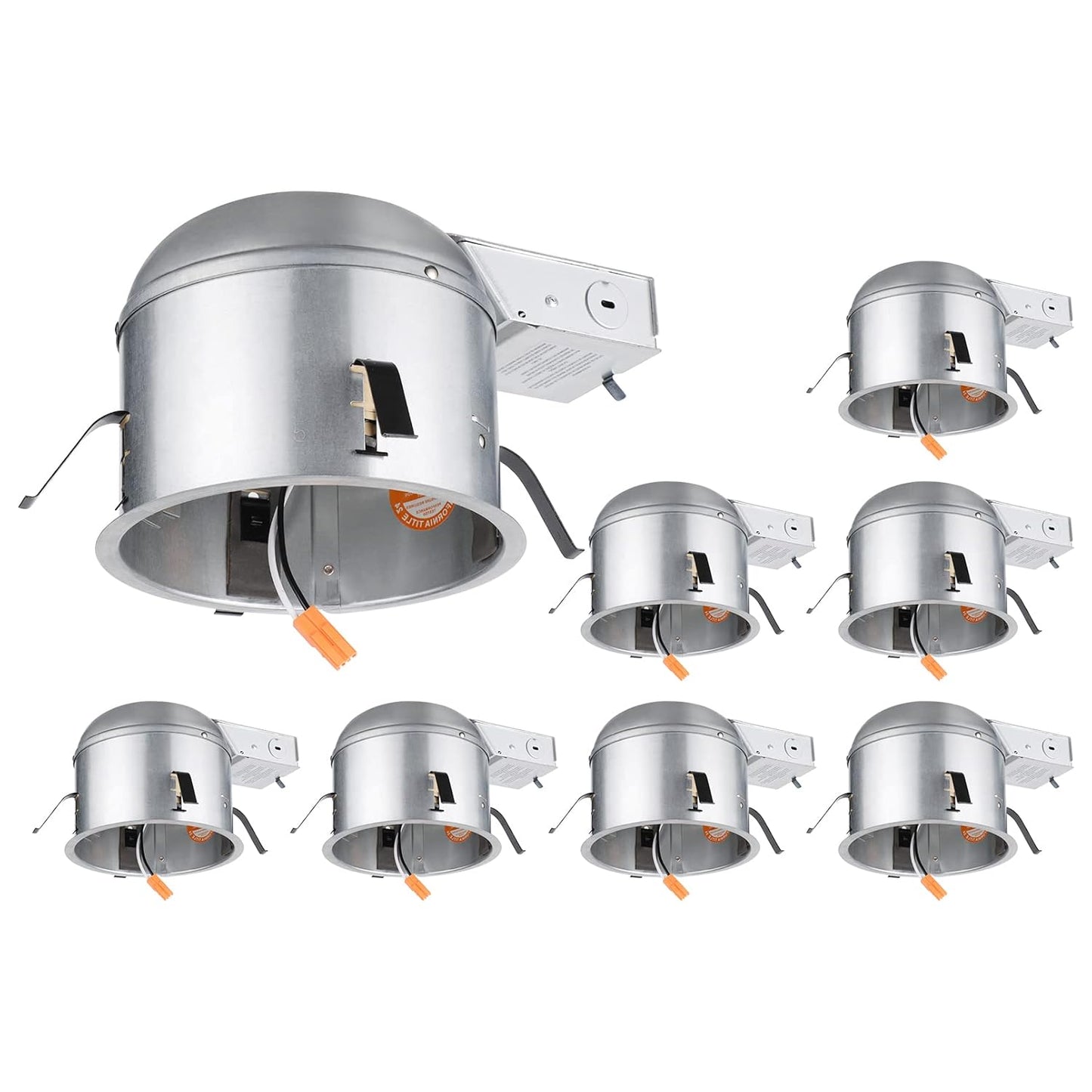 TORCHSTAR 8 Pack 6 Inch Remodel Recessed Lighting Housing Review