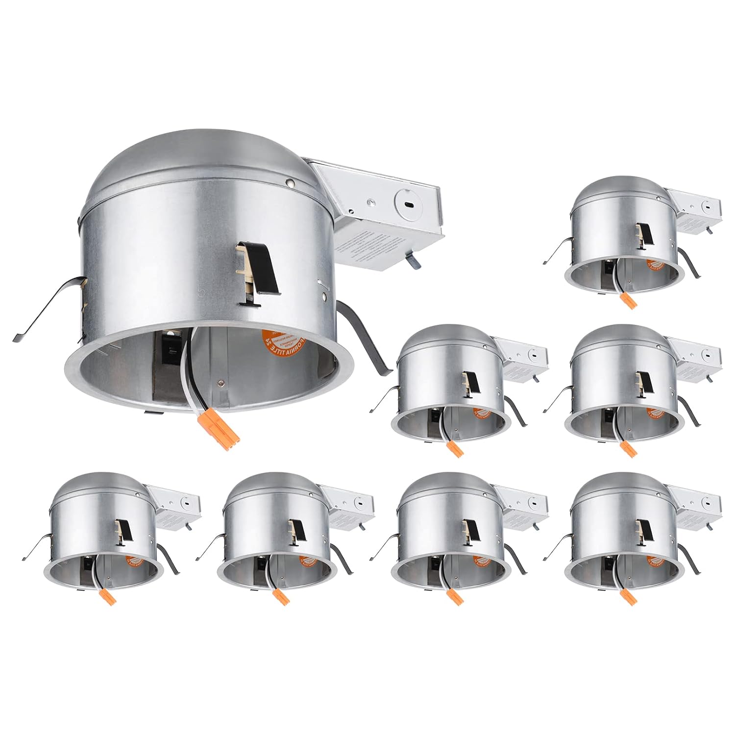 TORCHSTAR 8 Pack 6 Inch Remodel Recessed Lighting Housing Review
