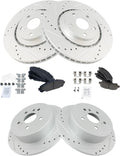 Front and Rear Brake Pad & Rotor Kit for 2008-2013 Toyota Highlander