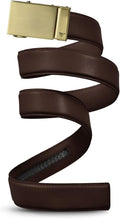 Mission Belt Men's Leather Ratchet Belt 40mm - Precision Fit Jewelry