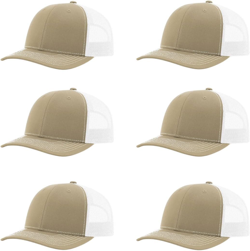 Richardson 112 Classic Six-Panel Adjustable Snapback Trucker Cap