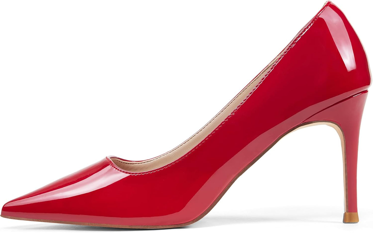 Elisabet Tang 3 in Classic Pointy Pull on Heeled Wedding Pumps