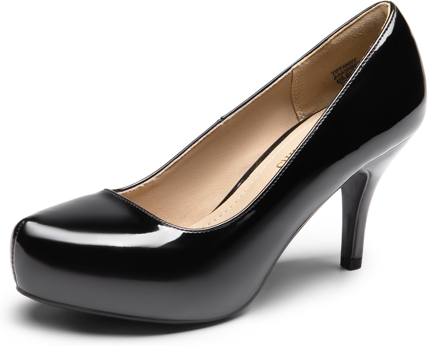 DREAM PAIRS Tiffany Women's Elegant Low Stiletto Heel Pumps