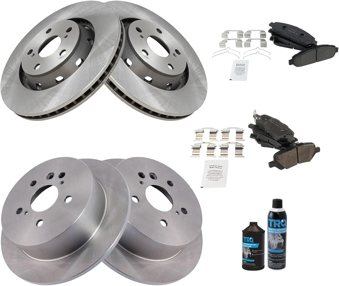 TRQ Brake Pad & Rotor Kit for 2009-2015 Toyota Venza Review