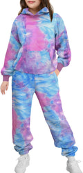 Girls 2 Piece Hoodie Sweatsuit Set - Soft, Oversized Comfort