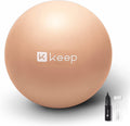 KEEP Small Pilates Exercise Ball for Core Strength - Thickened, Pump