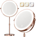 Makeup Mirror with Lights 9in Double Sided 1x/20x - Rechargeable