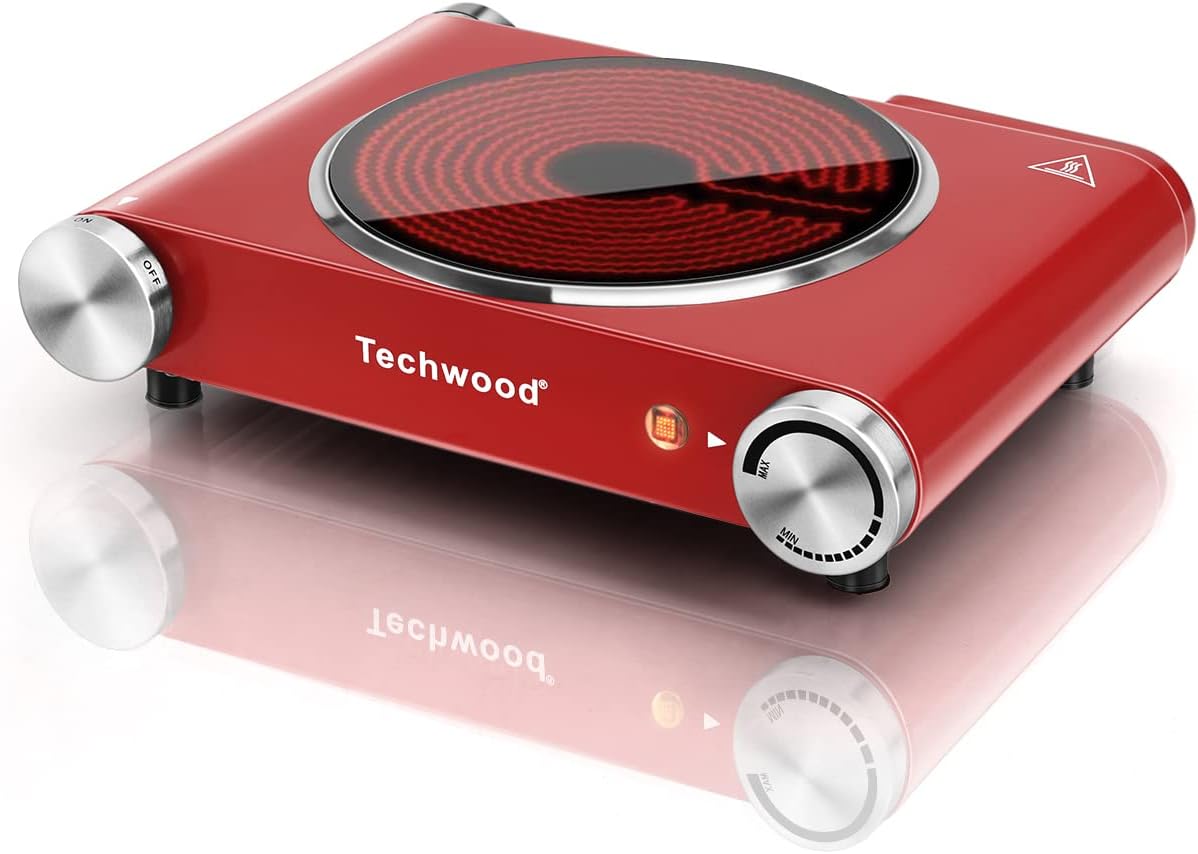 Techwood Single Burner Hot Plate for Efficient Cooking Needs