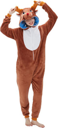 Unisex Polyester Spandex Onesie Pajamas for Adults - Cozy Cosplay