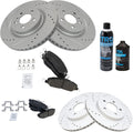2011-2014 Mustang Front & Rear Ceramic Brake Pad and Rotor Kit