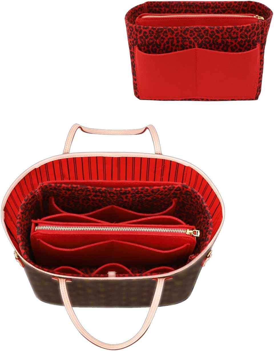 LEXSION Felt Purse Bag Organizer Insert for Speedy and Neverfull
