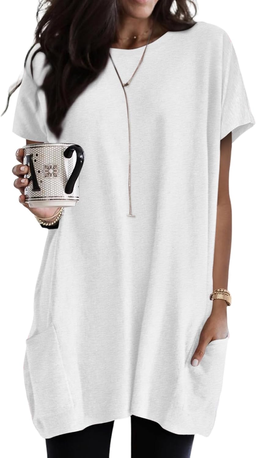 Dokotoo Summer 2025 Oversized Tunic - Pockets for Ultimate Comfort