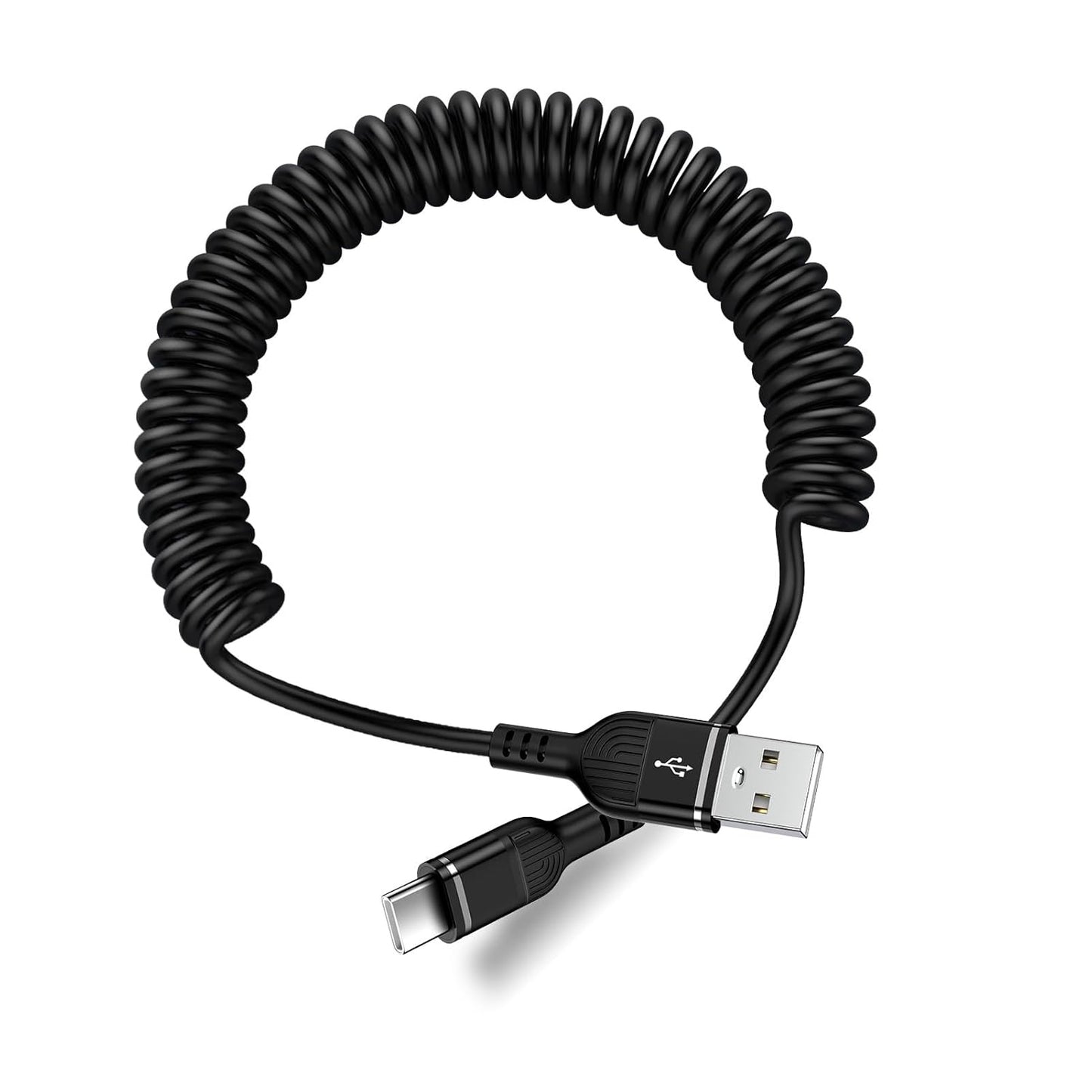 4FT Coiled USB-C Car Charger for iPhone 16 Series by Uenlio