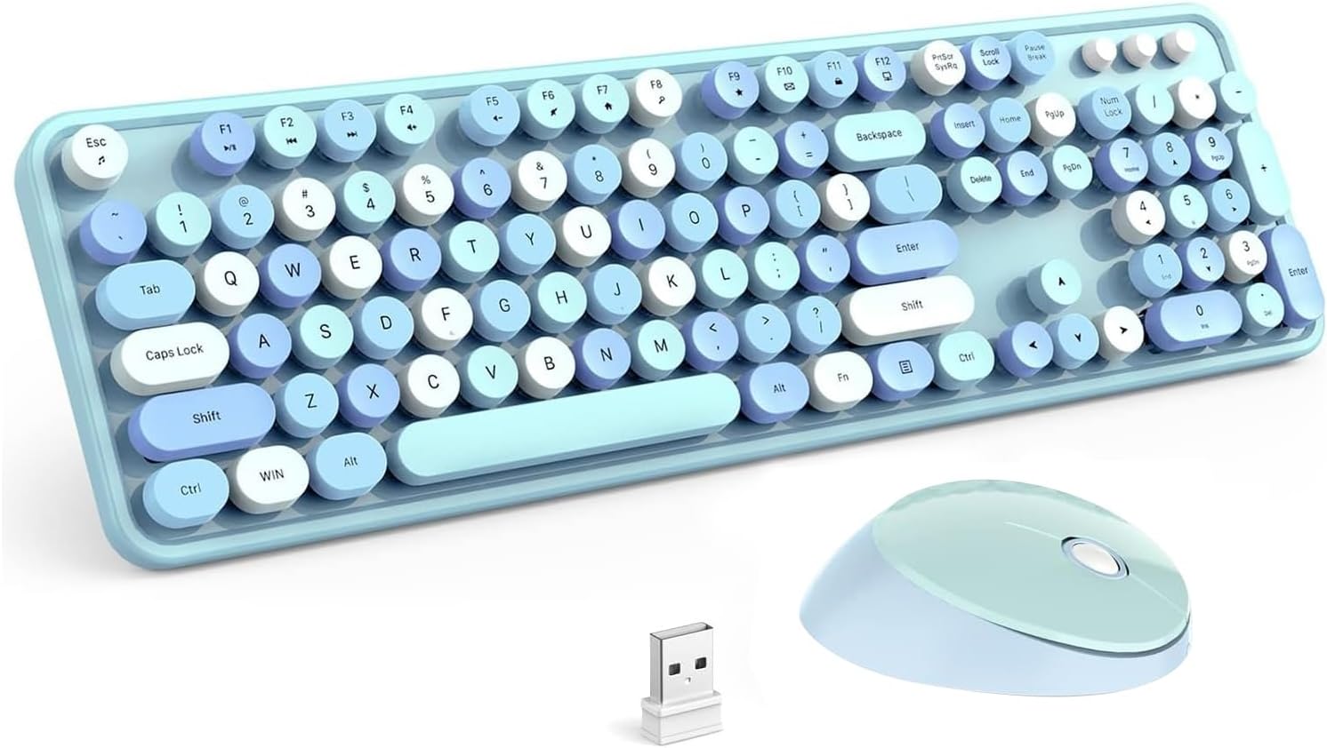 Wireless Keyboard and Mouse Combo for Ergonomic Comfort and Style