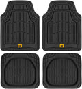 CAT ToughRide Heavy-Duty 4 Piece Black Floor Mats - Trim to Fit