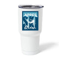 Gift for Ski Lovers Apres Ski Queen Quote 30oz Travel Tumbler
