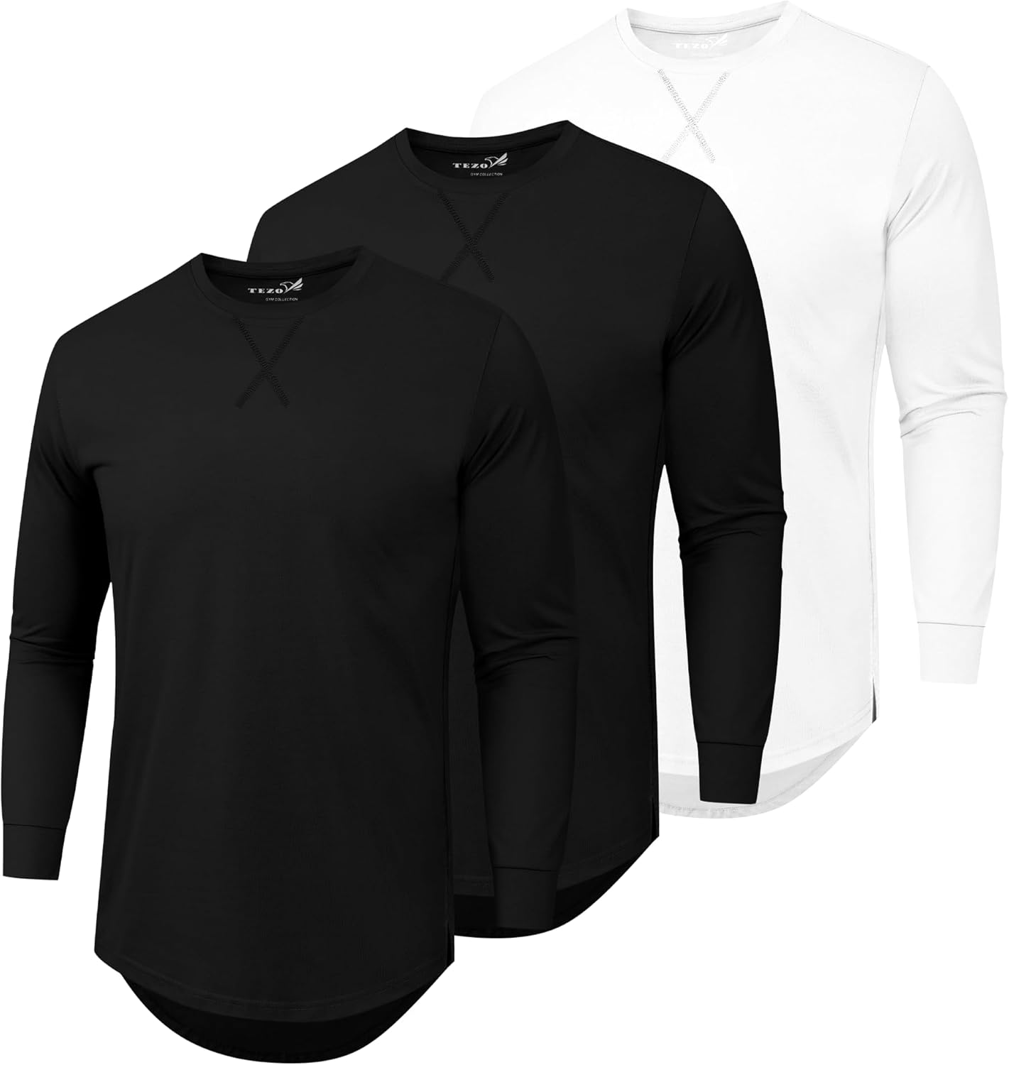 Mens 3 Pack Plain Cotton Shirts for Casual Style and Comfort