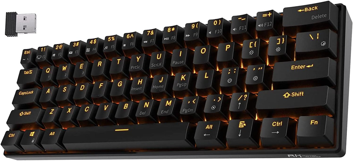 RK61 Wireless Mechanical Keyboard - Triple Mode Gaming Power!