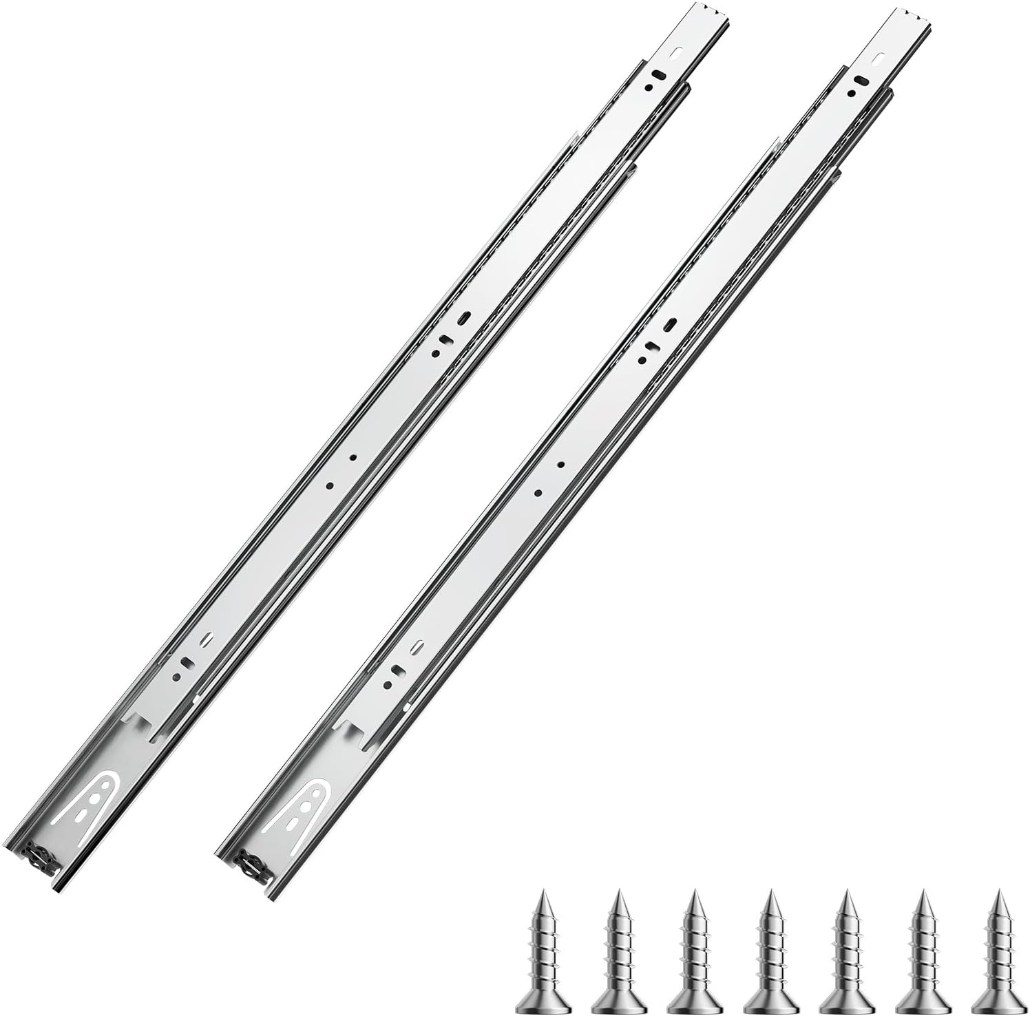 VEVOR Drawer Slides 20 Inch Full Extension Ball Bearing Rails