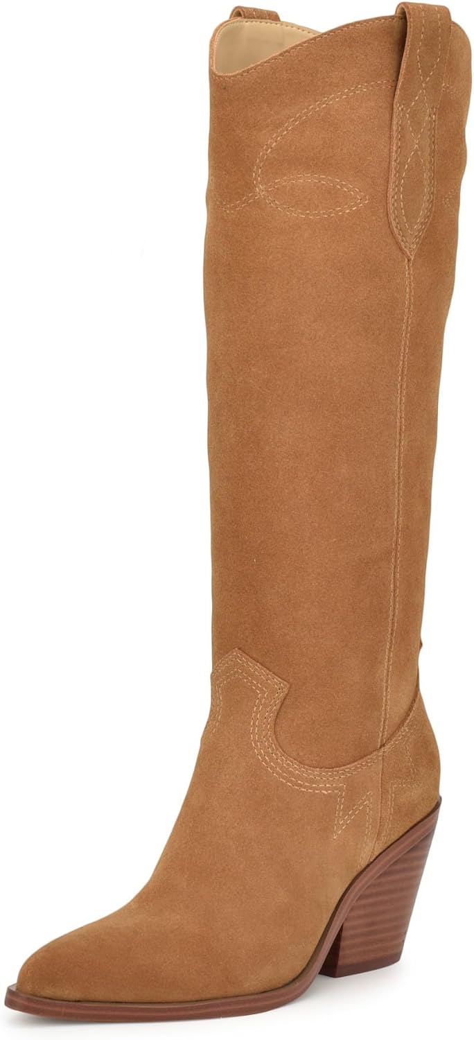 Nine West Smash Knee High Boot: Stylish Western Elegance