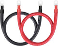 1/0 Battery Cables 3FT 1/0AWG with 3/8 Lugs - Flexible, Weather