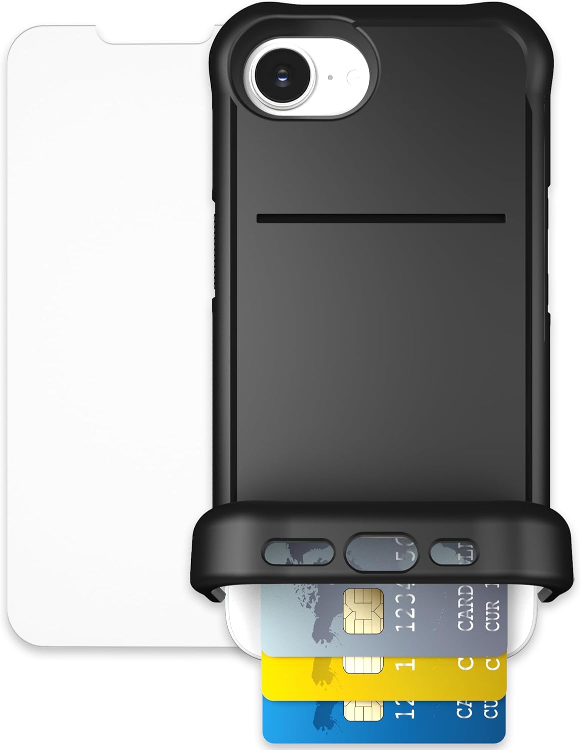 Scooch Wingmate Wallet Case for iPhone 16e with Card Holder