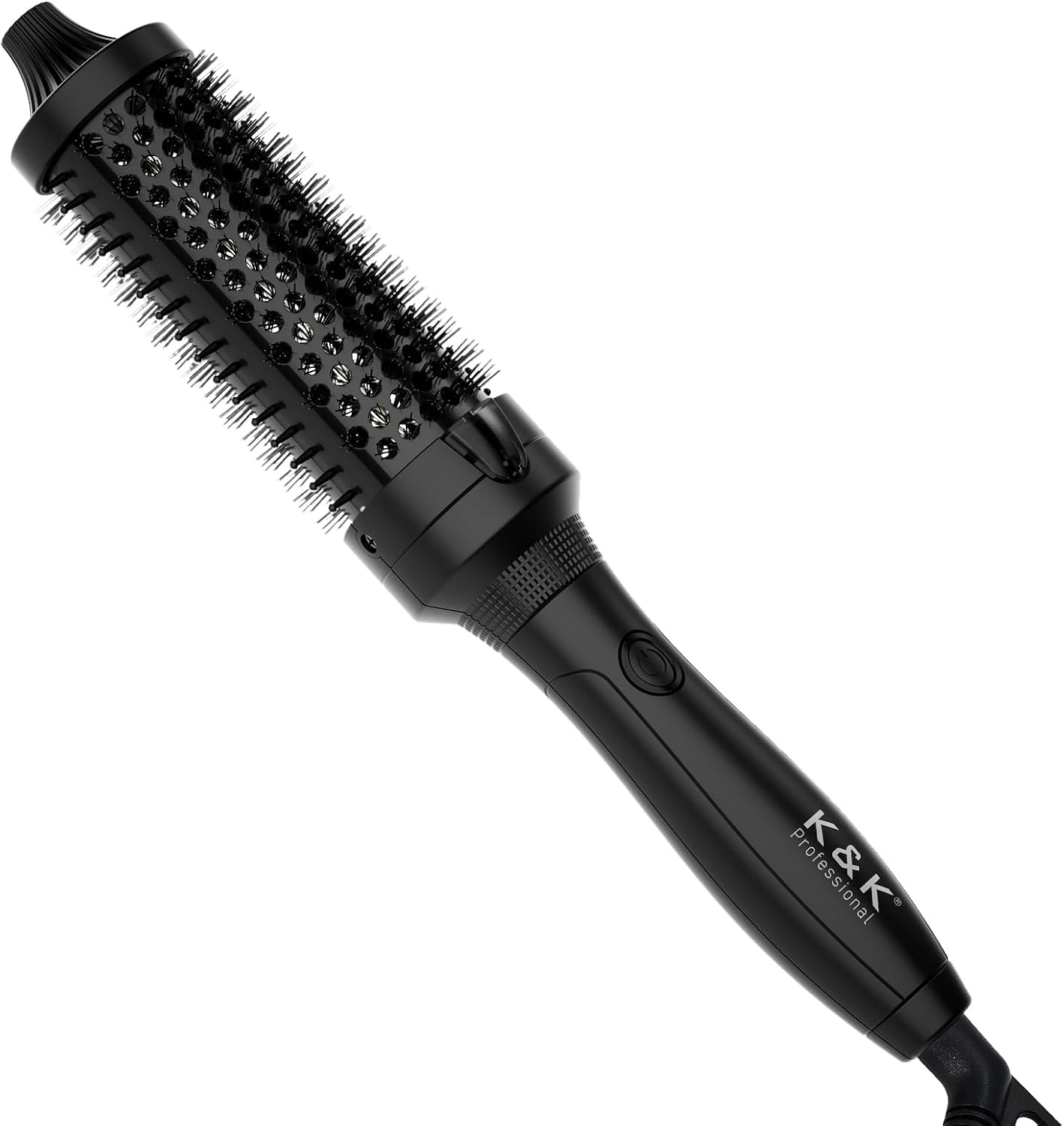 Volumizing Hot Brush for Effortless Curls - K&K 1.5 Inch Heated Round