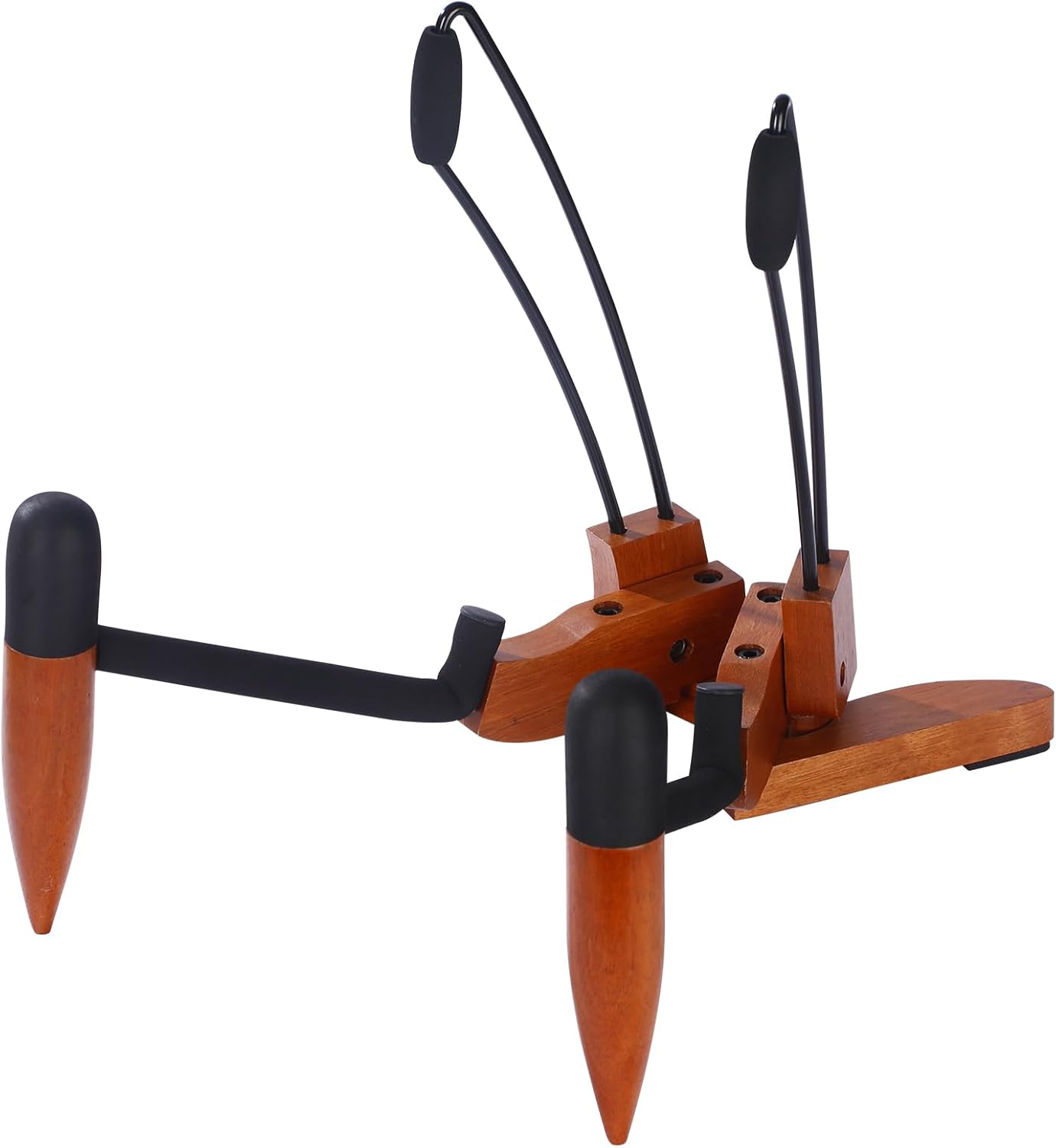 Compact Wood Guitar Stand: Secure A-Frame Design