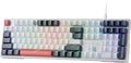 Redragon K668 RGB Gaming Keyboard - HotSwappable Full Size with Extra