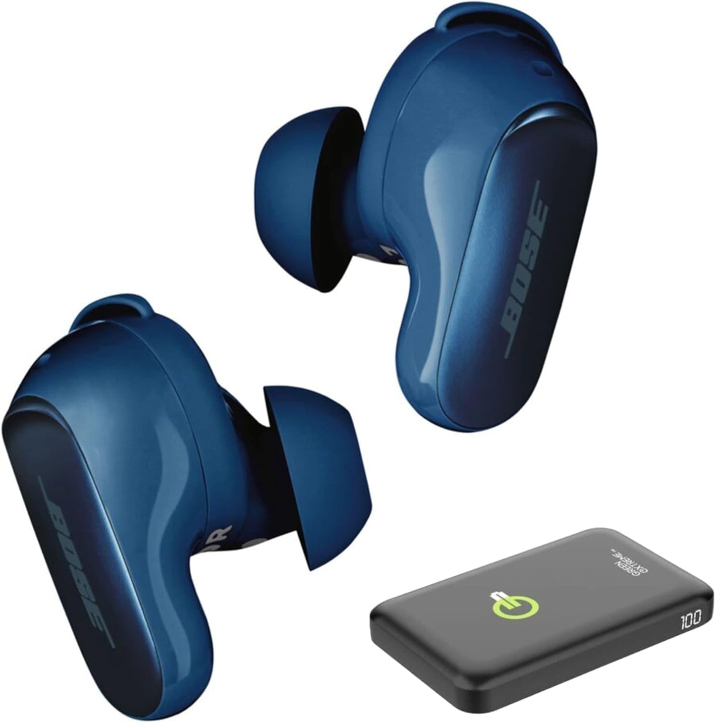 Bose QC Ultra Wireless Noise Cancelling Earbuds + Spatial Audio & Green Extreme Charger