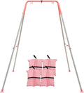 Foldable Swing Stand for Kids in Pink - Heavy Duty A-Frame (200 lbs)