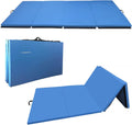 All Purpose 4ft x 8ft x 2in Extra Thick Folding Gymnastics Mat - Solid