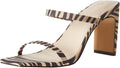 Avery Square Toe Two Strap High Heeled Sandal - Chic Occasion Heel
