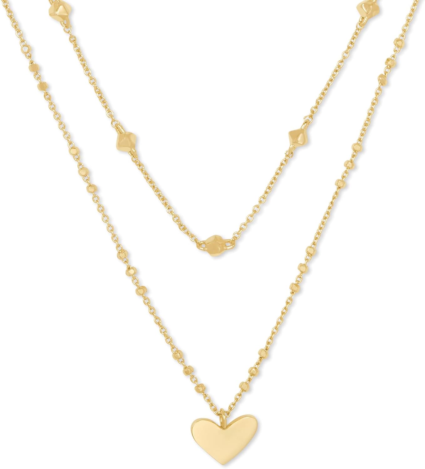 Kendra Scott Ari Heart Multistrand Necklace for Layered Style