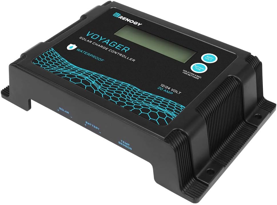 Renogy Voyager 20A Solar Charge Controller for RVs and Boats