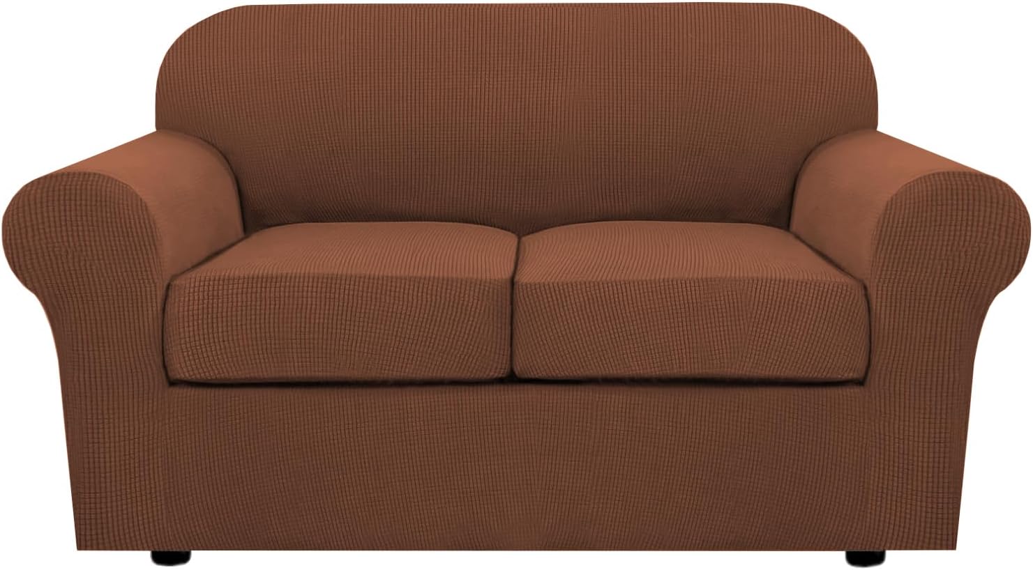H.VERSAILTEX 3 Piece Stretch Sofa Covers for Loveseat Couch