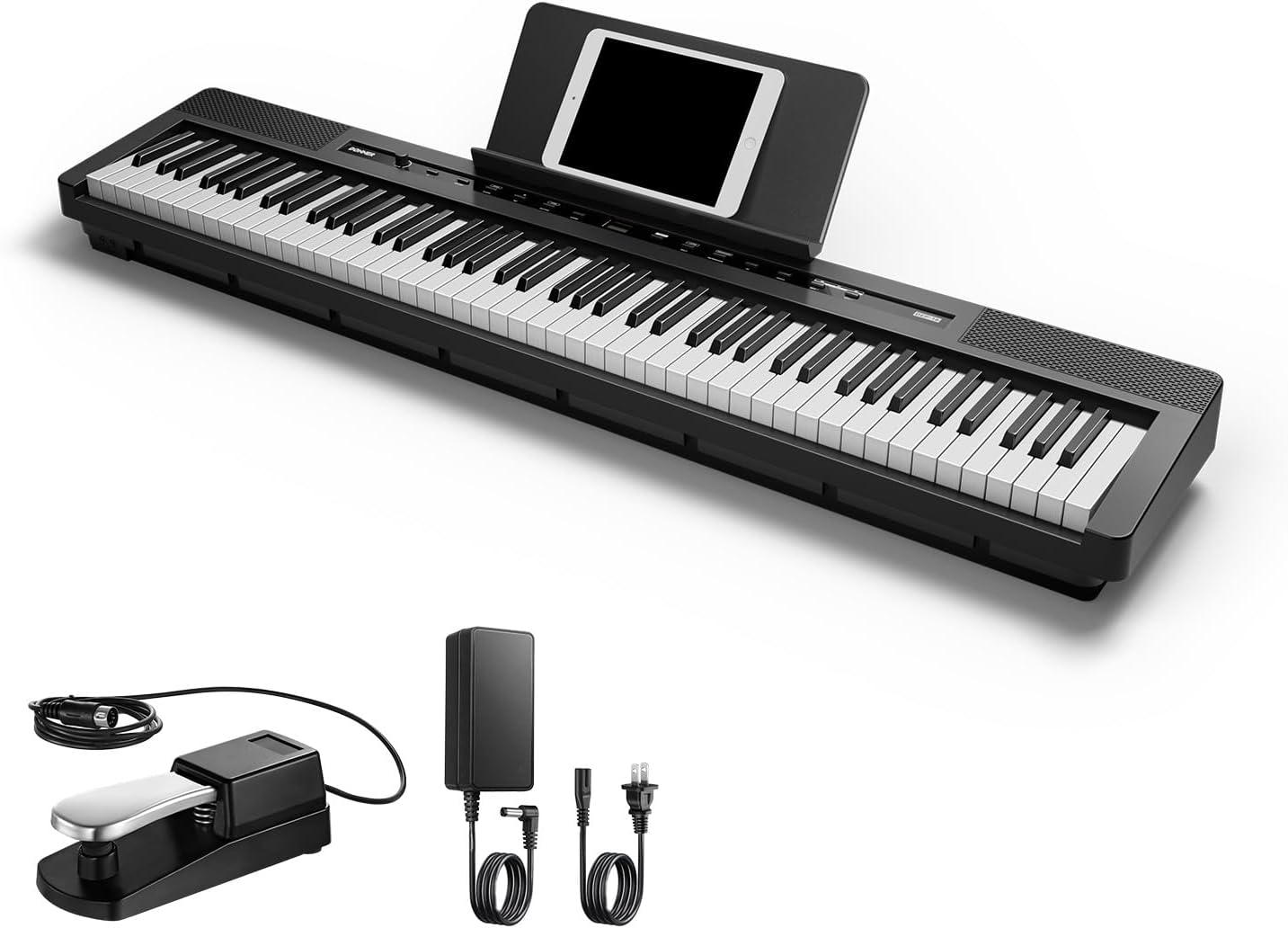 Donner DEP-16 88-Key Full Size Weighted Digital Piano - Includes Sustain Pedal!