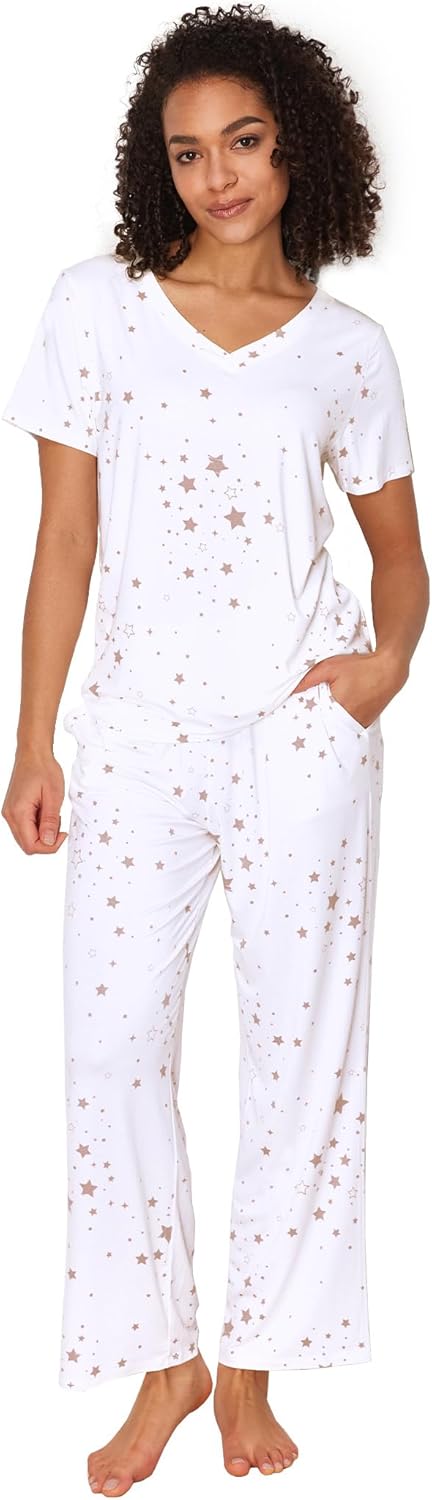 Super Soft Bamboo Viscose Pajamas Set for Women - Cozy Sleepwear