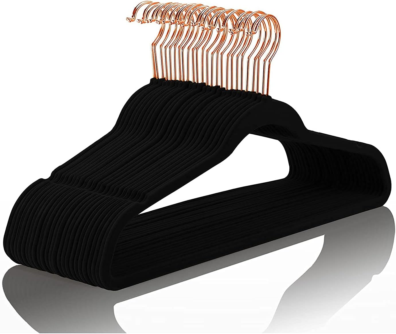 MIZGI Premium Velvet Hangers for Space Saving and Style