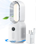 let'me 106 Oscillating Bladeless Fan - LED Light, 3 Speeds