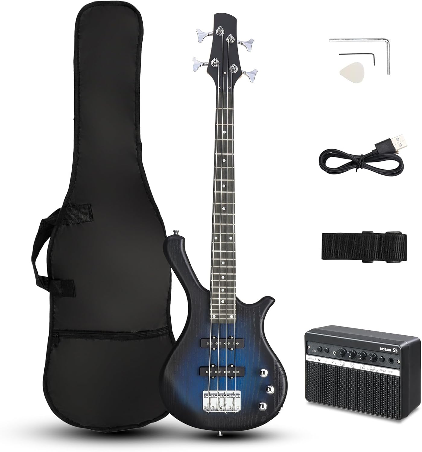 Ktaxon 36 Inch Bass Guitar with Excellent Tone and Craftsmanship