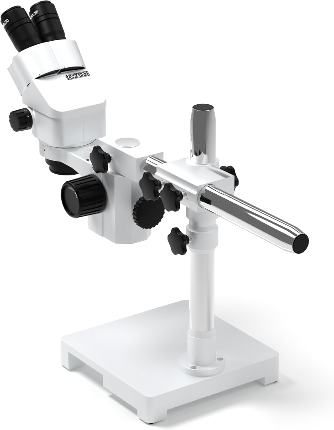 Omano OM2300S-GX4 Zoom Stereo Microscope with Boom Stand