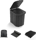 Hapoon XL Portable Folding Toilet with Lid - Comfortable Travel Potty